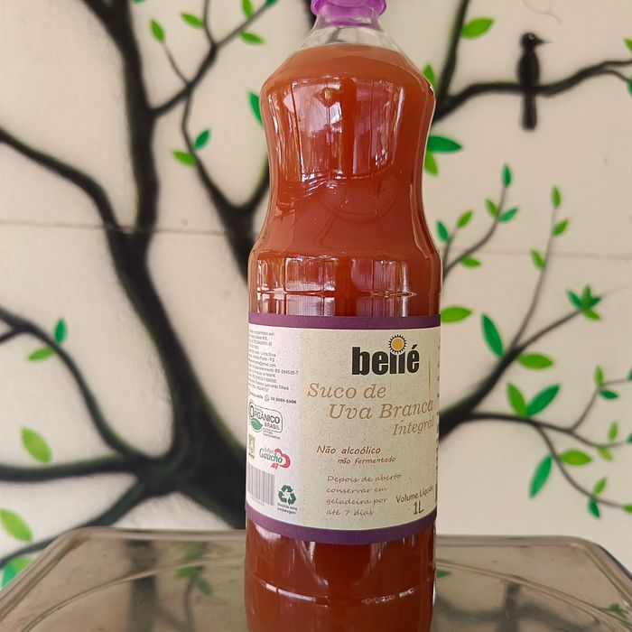 Suco de Uva Branca Integral Orgânico - Bellé