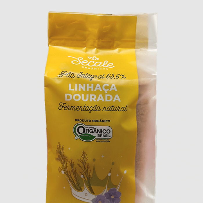 Pão Integral Linhaça Dourada Orgânico