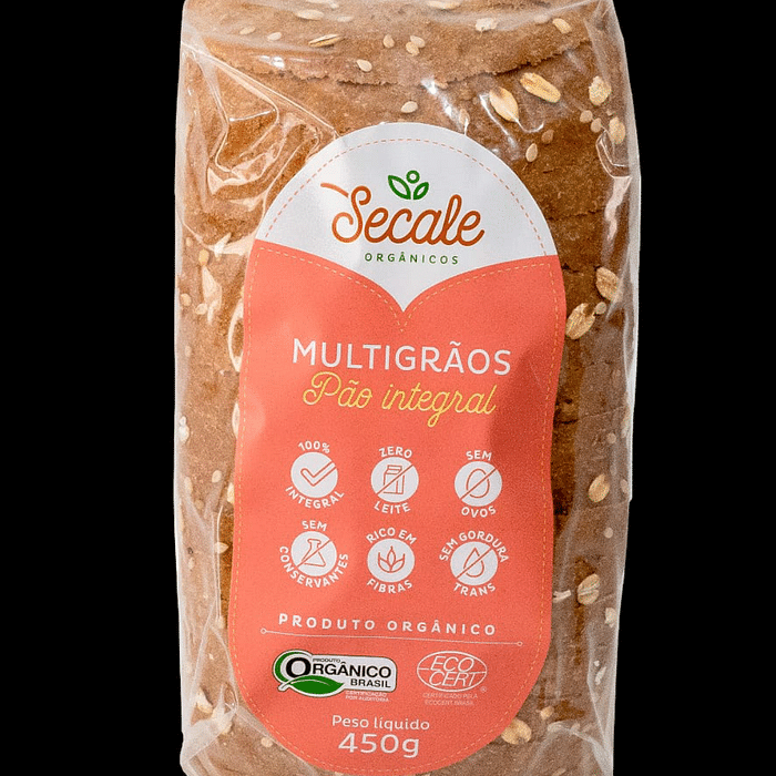 Pão Integral Multigrãos Orgânico