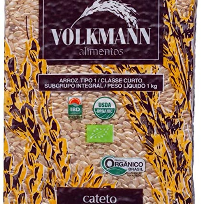 Arroz Cateto Integral Orgânico - VOLKMANN - 1 KG