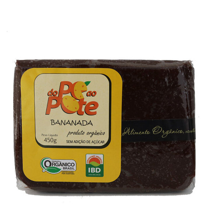 Bananada Orgânica  *sem açucar