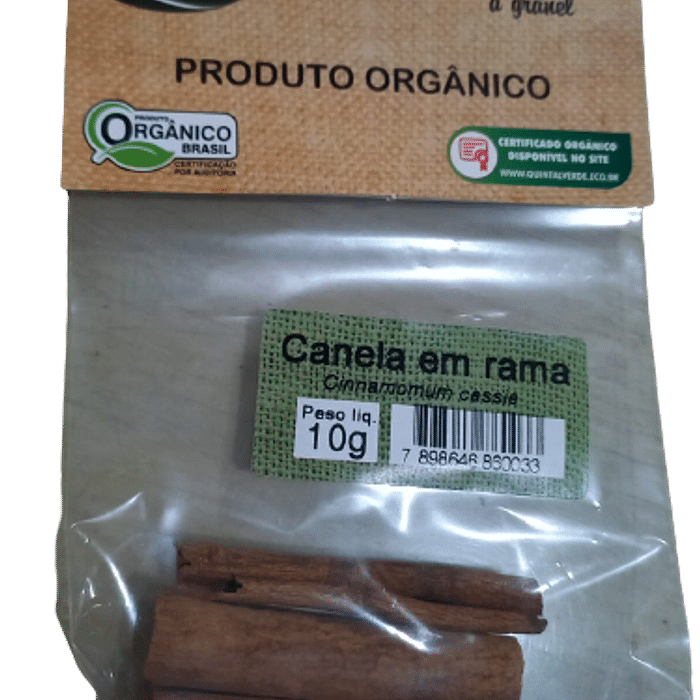Canela em Rama Orgânico - 10 GRAMAS