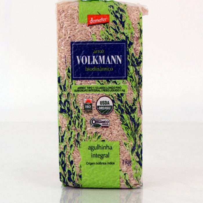 Arroz Agulinha Integral Orgânico  - 1 KG