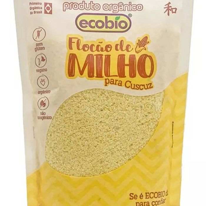 Flocão de Milho para Cuscuz Orgânica - Ecobio
