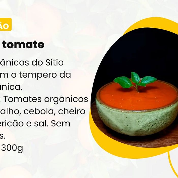 PROMOÇÂO 5 PACOTES - MOLHO DE TOMATE CONGELADO