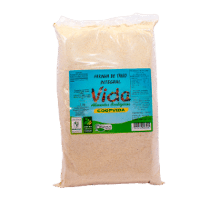 Farinha de trigo integral - 1kg