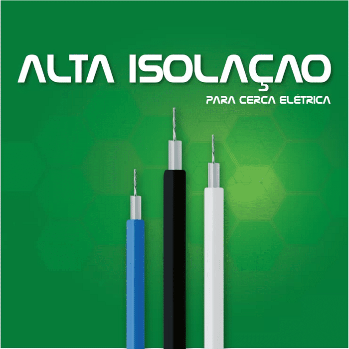CABO ALTA ISOLACAO 1MM (DIAM 7MM) PT RL 100M