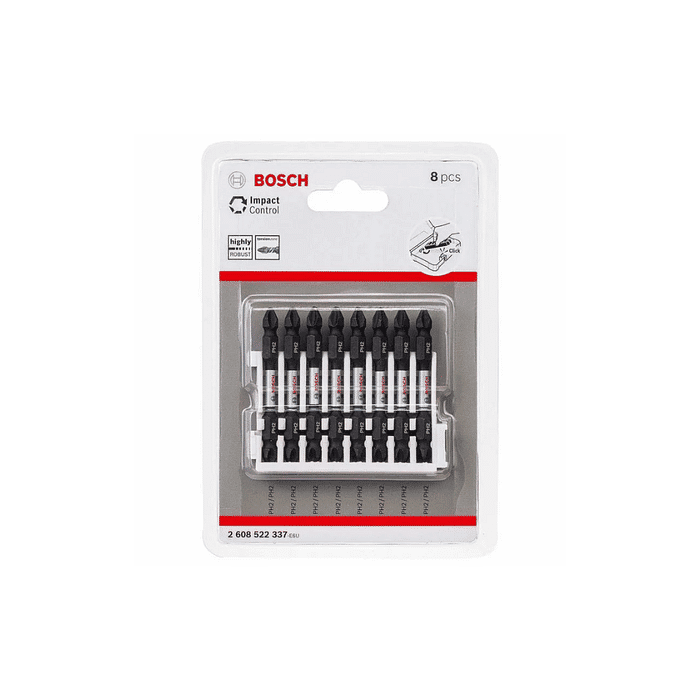 IMPACTCONTROL PONTA DUPLA 65MM PH2 (X8)