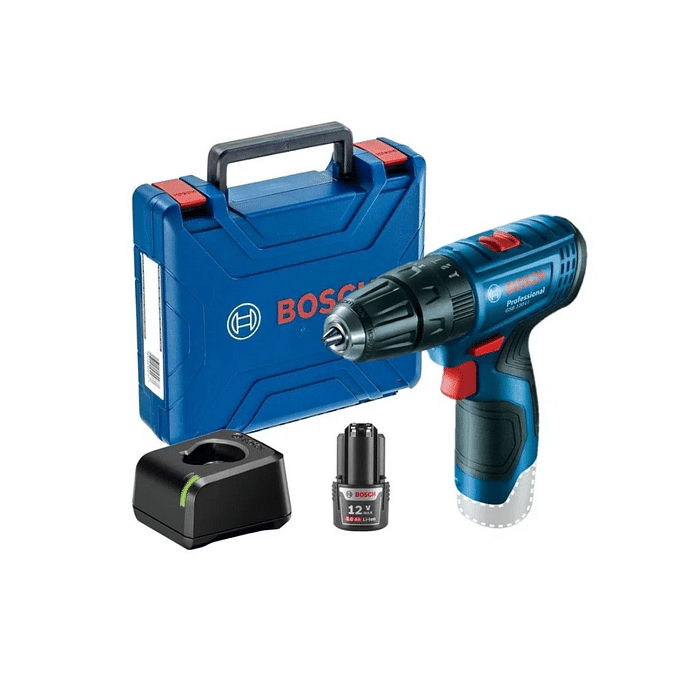PARAFUSADEIRA FURADEIRA A BATERIA BOSCH GSB 120-LI 12V KIT MALETA+1BAT