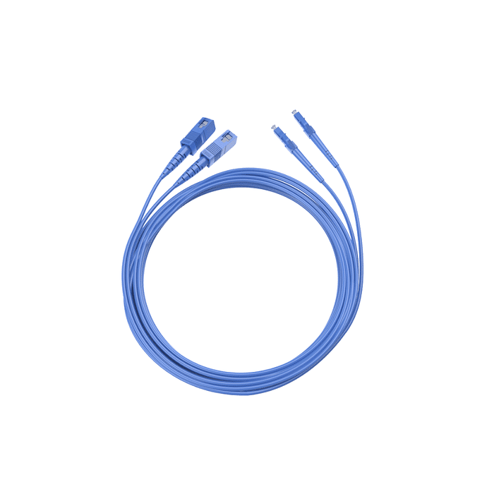 CORDAO OPTICO DUPLEX SINGLE MODEG657A (5,00 LC UPC/SC UPC 2MM AZUL) (RI)