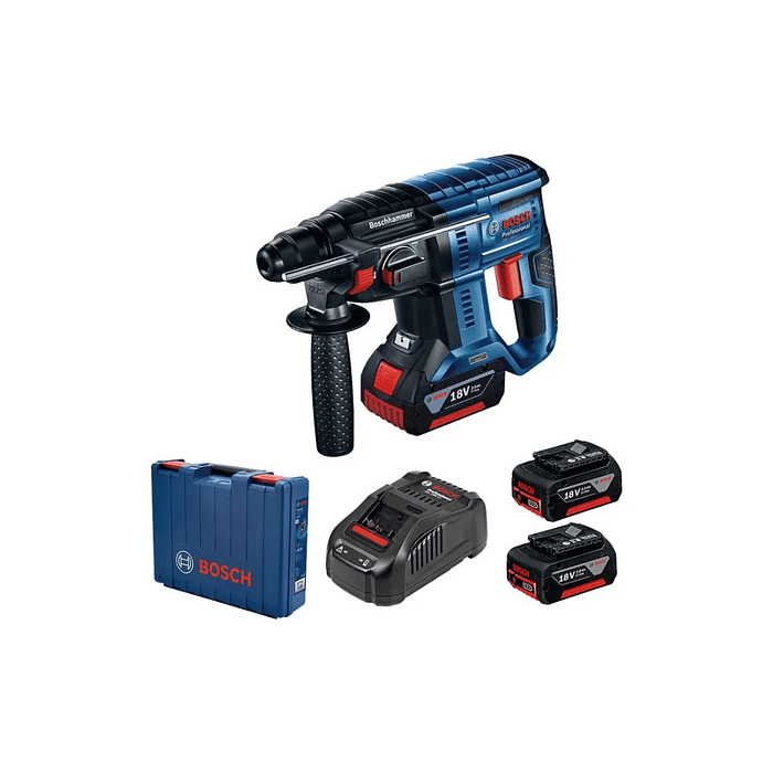 FURADEIRA MARTELETE BATERIA BOSCH GBH 180-LI  SDS PLUS 18V KIT 2BAT+MALETA