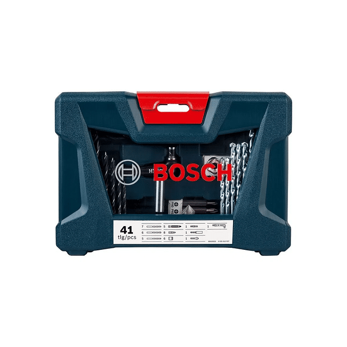 KIT DE PONTAS E BROCAS BOSCH V-LINE 41 PEÇAS