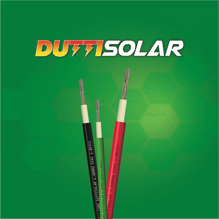 CABO DUTTISOLAR 4,00MM2 KVAC 1.8KVCC VM RL 25M (P/ SISTEMAS FOTOVOLTAICOS)
