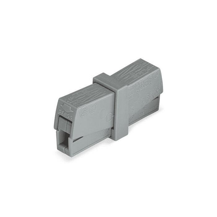 CONECTOR DE EMENDA FLEXÍVEL E RÍGIDO ATE 2,5MM 224-201