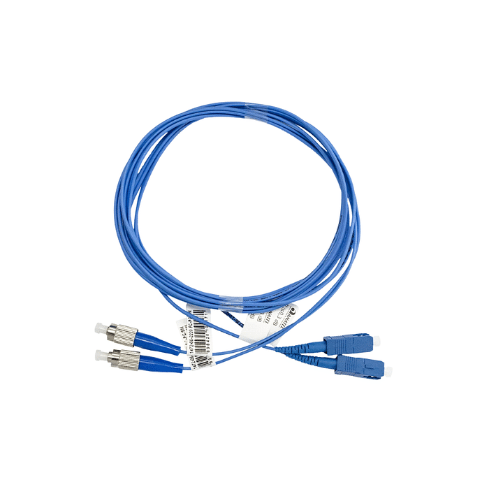 CDS CORDAO OPTICO DUPLEX SINGLE MODE G652-D (5,00 LC UPC/LC UPC 2MM AZUL)