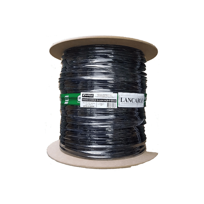 CABO LANDUTTI CAT5E F-UTP BLINDADO DUPLA CAPA 4PX24 AWG PT BB 305M