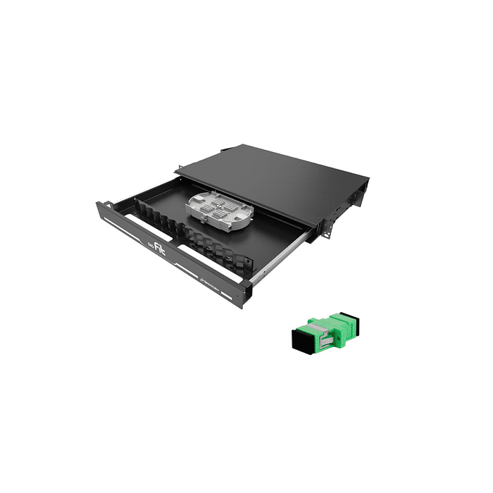DIO-DISTRIBUIDOR INTERNO OPTICO FIT 24F SC (APC) SM 19'' 1U - PR