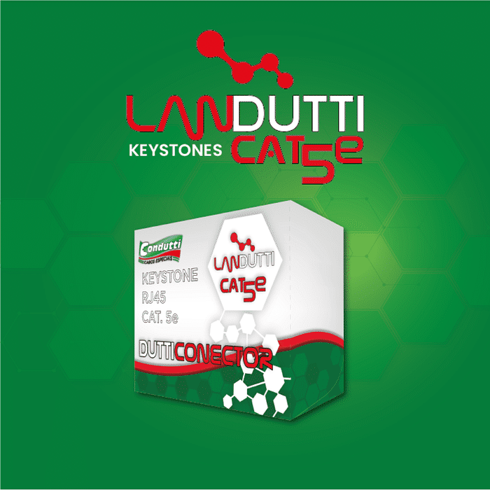 CONECTOR RJ45 FEMEA UTP - 90O BRANCO - CAT.5E