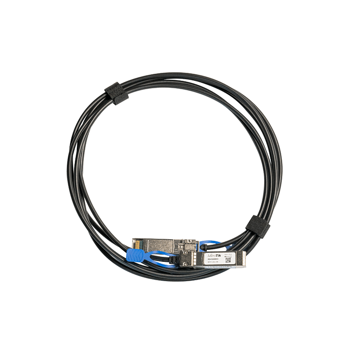 MIKROTIK XS+DA0003 (3M)  - CABO 3M SFP/SFP+/SFP28 1/10/25GB GBIC+ (PAR)