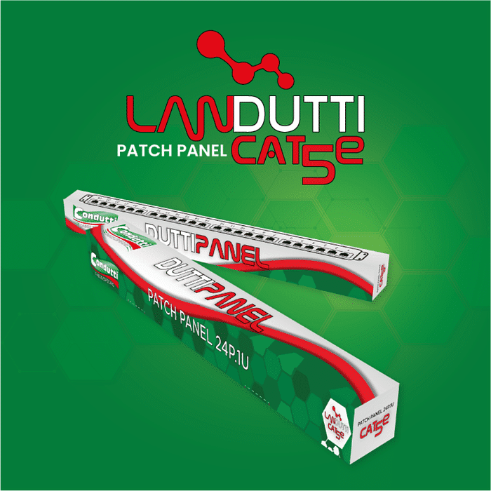 PATCH PANEL DE 24 PORTAS UTP - CAT 5E