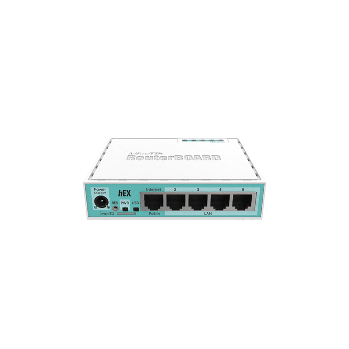 MIKROTIK - ROTEADOR RB750GR3 HEX - 5 PORTAS GIGA