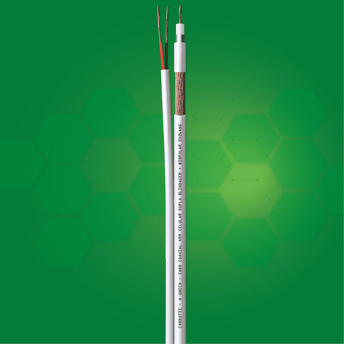 CABO COAXIAL HIB RF4MMCEL (F) 75OHM DB NU BC BB 300M 2X26AWG