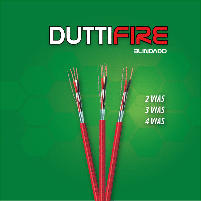 CABO ALARME DE INCENDIO 4 VIAS 2X0,75MM + 2X1,50MM (F) VM 600V BB 500M