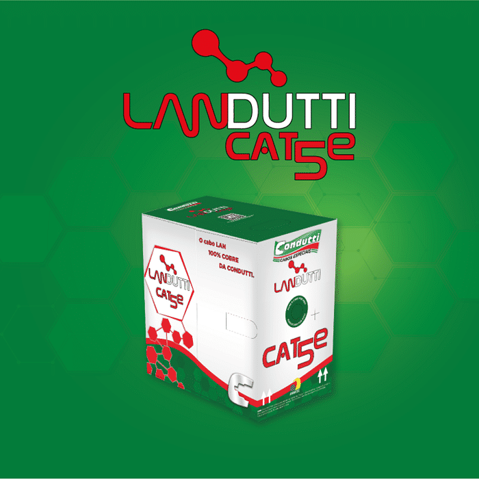 CABO LANDUTTI CAT5E UTP CMX 4PX24AWG BC CX 305M