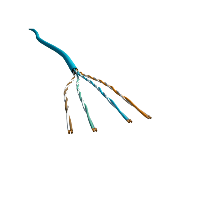 CABO LAN CAT5E CMX AZUL NEXANS ESSENTIAL 100M