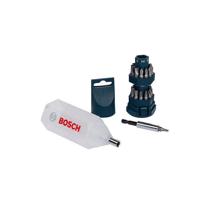 KIT DE PONTAS BOSCH BIG BIT PARA PARAFUSAR COM 25 PEÇAS