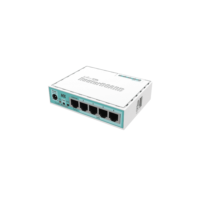 MIKROTIK - ROTEADOR RB750GR3 HEX - 5 PORTAS GIGA