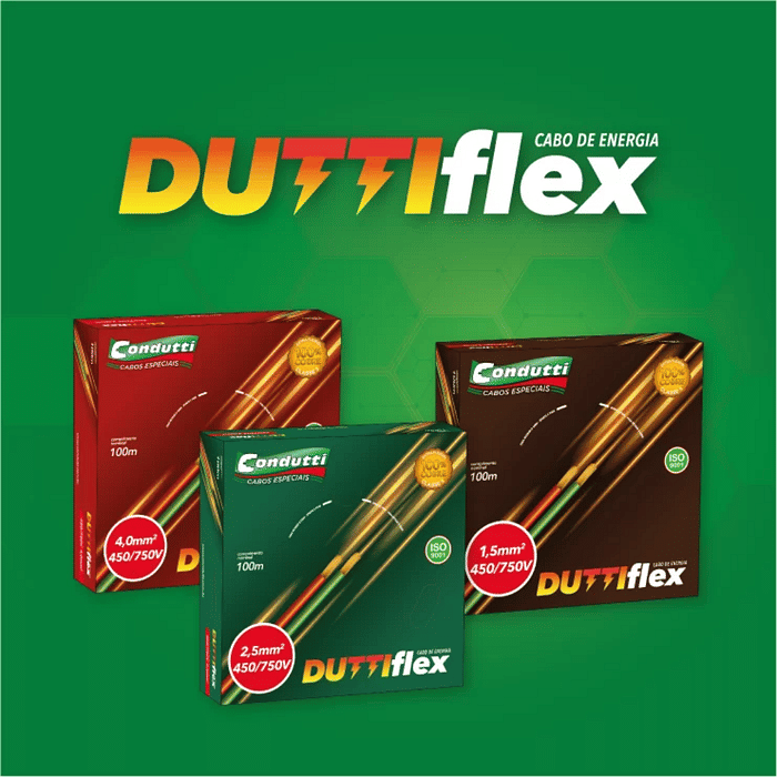 CABO PP CIRCULAR 3X1,50MM2 (500V) PVC 70C PT RL 100M