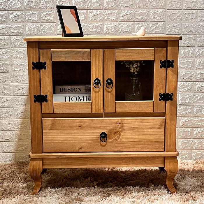 Rack 2 Portas e 1 Gaveta Mel