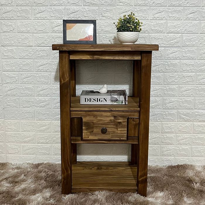 Aparador Rústico de Madeira Pequeno Amazônia - STEAM