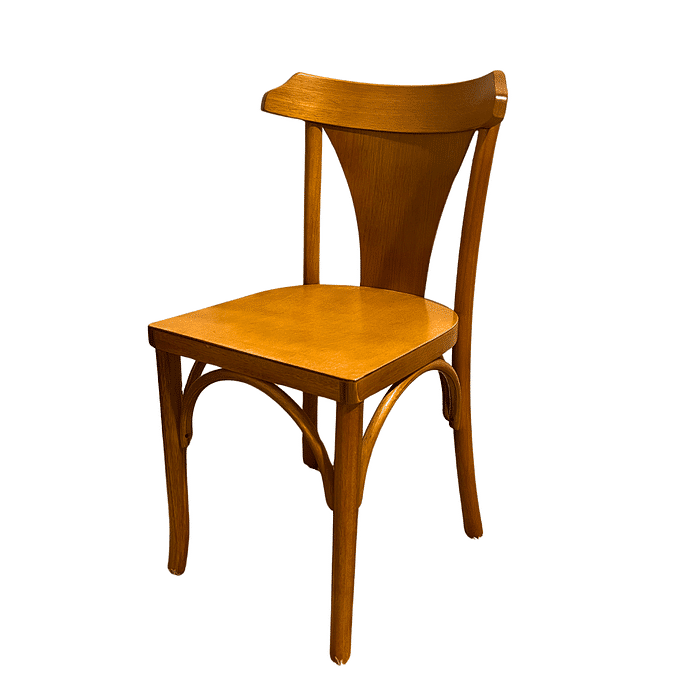 Cadeira Fixa Italia de Madeira Maciça Mel