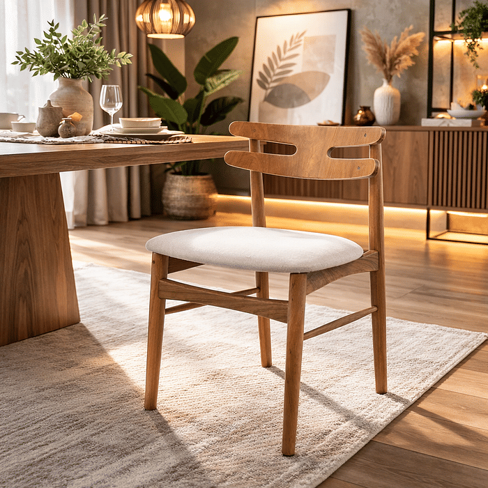 Cadeira HW de Madeira Maciça Tauari