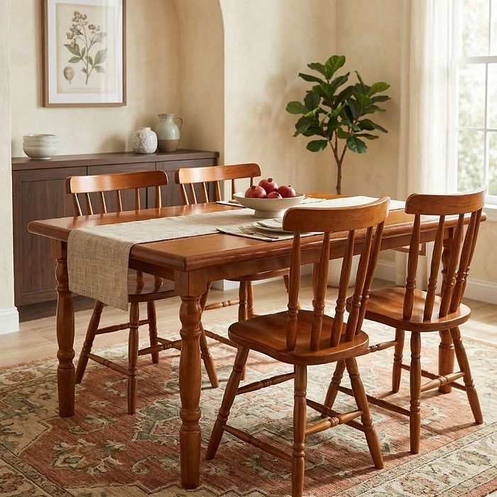 Conjunto Piratini Mesa 125x80 com 4 Cadeiras