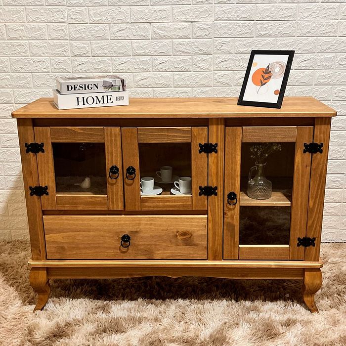 Rack 3 Portas e 1 Gaveta Mel