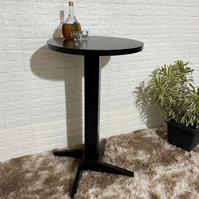 Mesa Bistrô Fixa de Madeira