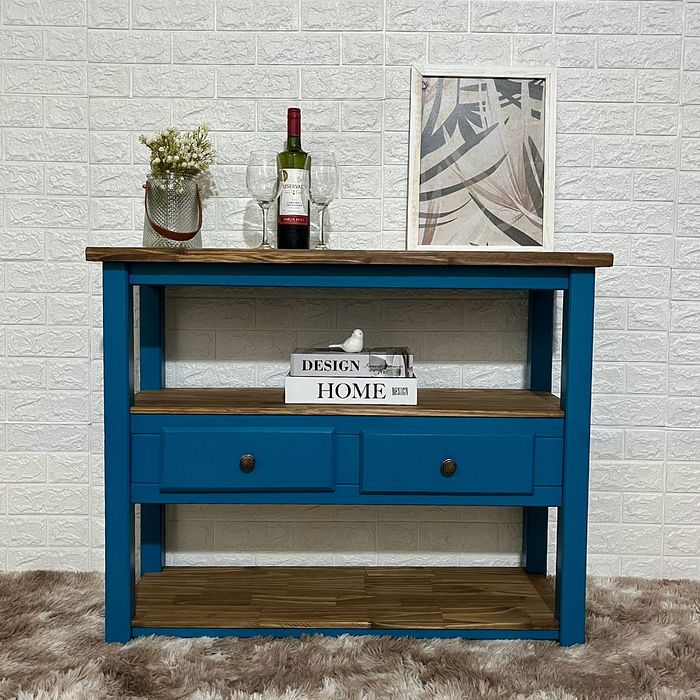 Aparador Rústico de Madeira Grande Amazônia - STEAM