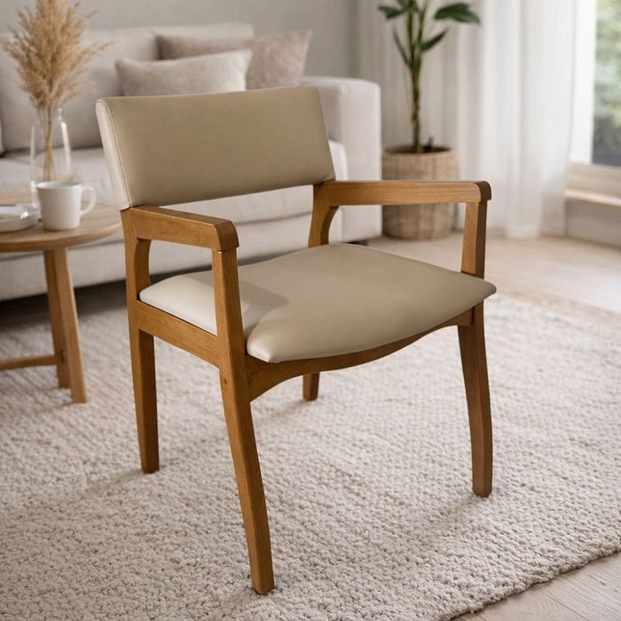 Poltrona Panamá Madeira Maciça Tauari