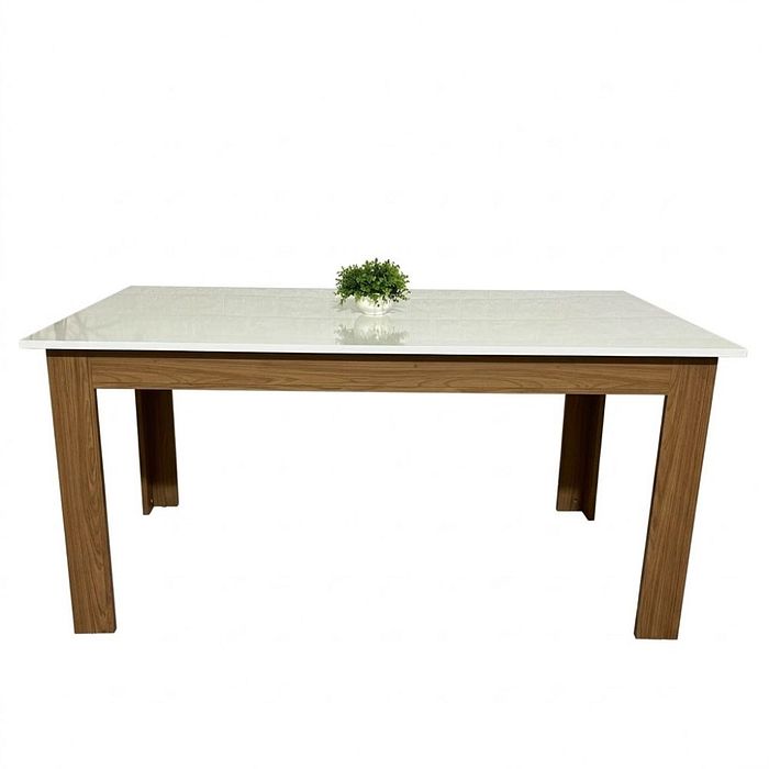 Mesa de Jantar 6 Lugares em Madeira 160x90 TM22 WJ