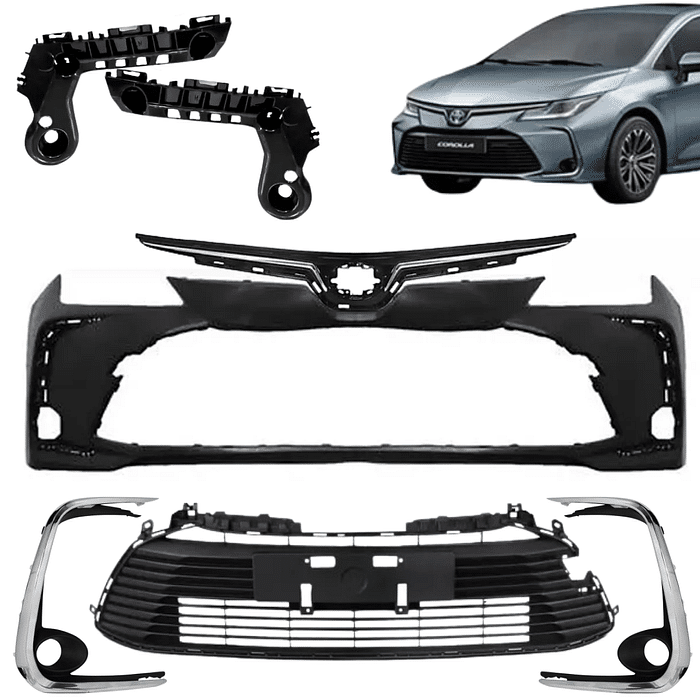 Kit Parachoque Dianteiro Completo Corolla 2020 2021 2022 2023