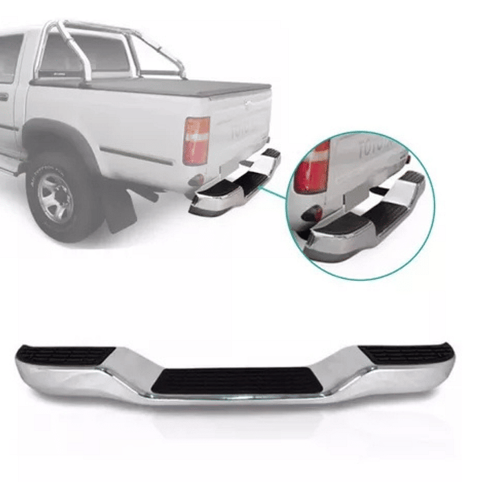 Parachoque Traseiro Hilux Pick Up 1993 1994 1995 1996 1997 1998 1999 2000 2001 2002 2003 2004 Completo