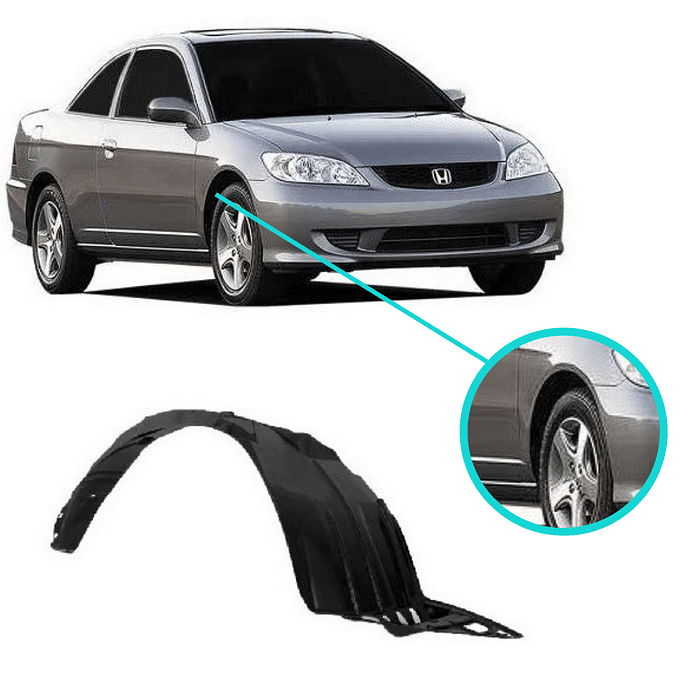 Parabarro Dianteiro Direito Civic 2004 2005 2006