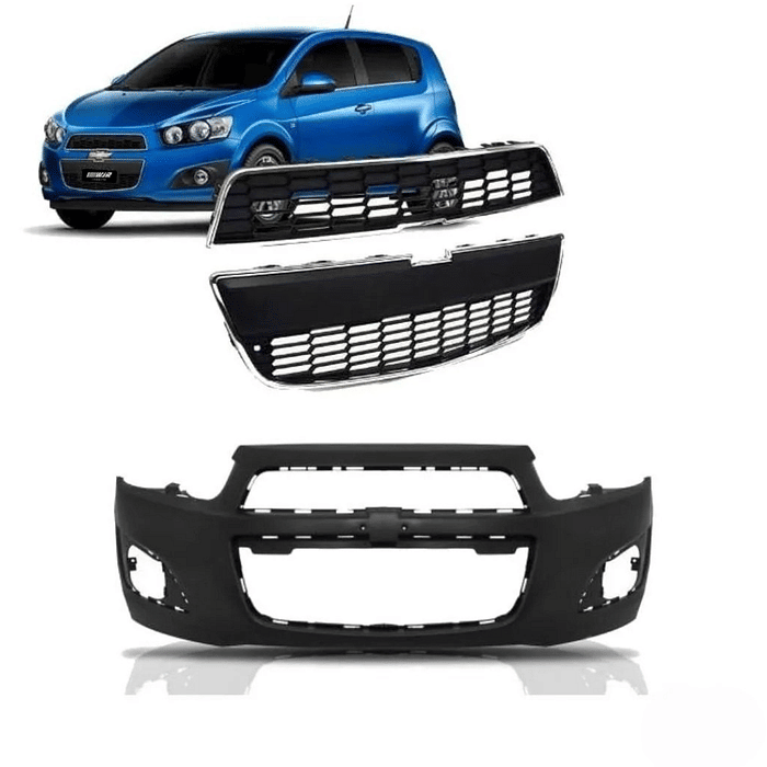 Parachoque Dianteiro Completo Sonic 2012 2013 2014