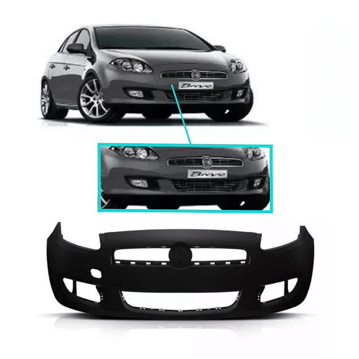 Parachoque Dianteiro Fiat Bravo 2010 2011 2012 2013 2014