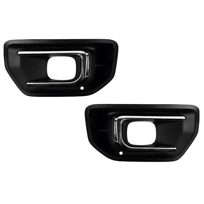 Par Grade Moldura Milha Ranger 2024 2025 Cromado