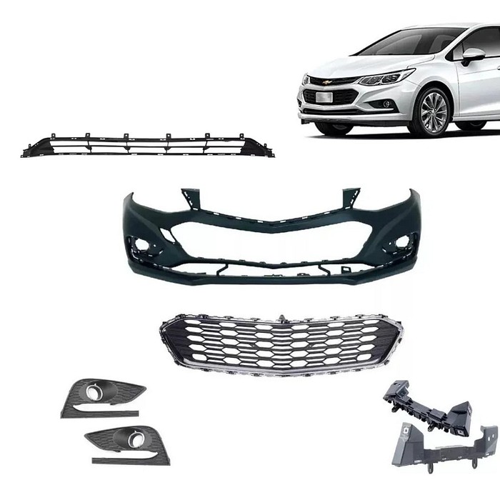 Kit Parachoque Dianteiro Completo Cruze 2017 2018 2019