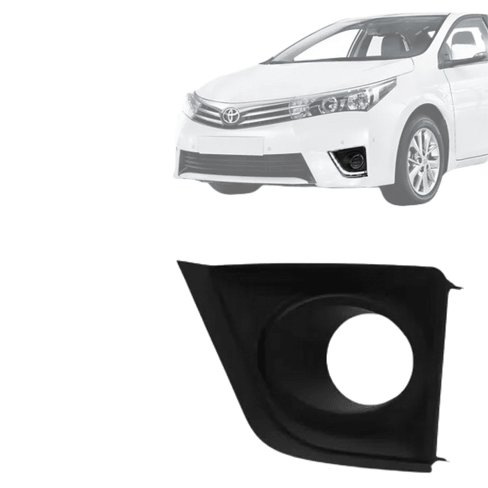 Moldura Milha Esquerdo Corolla 2014 2015 2016 Com Furo